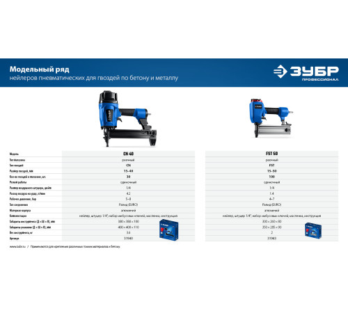 ЗУБР CN 17 х 2.7 мм, гвозди по бетону оцинкованные, 1000 шт (305388-17) купить  в Сочи