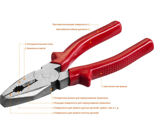 MIRAX 160 мм, плоскогубцы (22036-1-16) купить  в Сочи