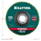KRAFTOOL 125 х 22.2 мм, круг полимерно-шлифовальный синтетический абразивный (36599-125) купить в Сочи