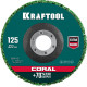 KRAFTOOL 125 х 22.2 мм, круг полимерно-шлифовальный синтетический абразивный (36599-125) купить в Сочи