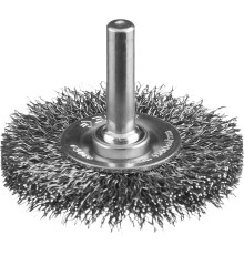 ЗУБР 50 мм, витая, стальная проволока 0.3 мм, щетка дисковая для дрели, Профессионал (35198-050)