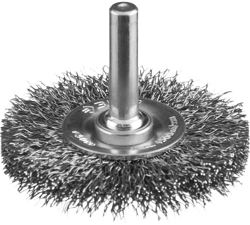 ЗУБР 50 мм, витая, стальная проволока 0.3 мм, щетка дисковая для дрели, Профессионал (35198-050) купить  в Сочи
