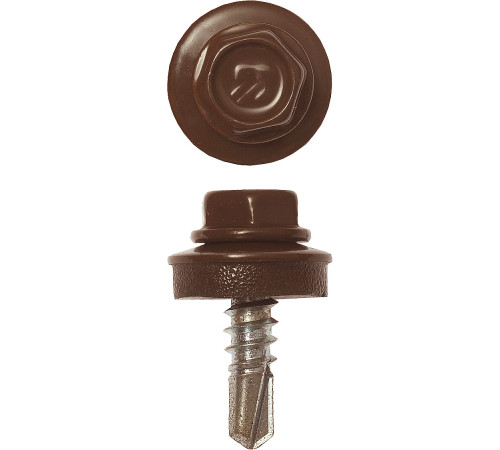 ЗУБР СКМ 8017, 19 х 5.5 мм, шок.-коричн., 500 шт, кровельный саморез, Профессионал (4-300315-55-019-8017) купить  в Сочи