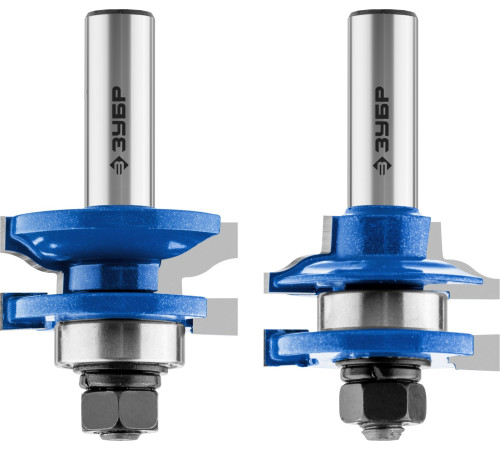 ЗУБР 41.3 x 23 мм, хвостовик 12 мм, набор фрез рамочных №1, Профессионал (28771-41.3-H2) купить  в Сочи