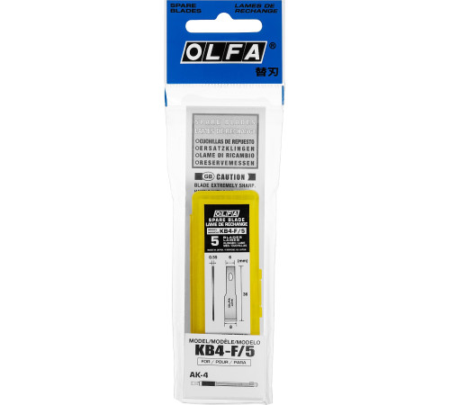 OLFA 6 мм, для ножа, лопаточные лезвия (OL-KB4-F/5) купить в Сочи OLFA 6 мм, для ножа, лопаточные лезвия (OL-KB4-F/5) купить в Сочи