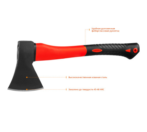MIRAX 600/800 г, 360 мм, топор кованый (20601-06) купить  в Сочи