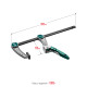 KRAFTOOL KL-300/120, 120 х 300 мм, струбцина F (32019-120-300) купить в Сочи