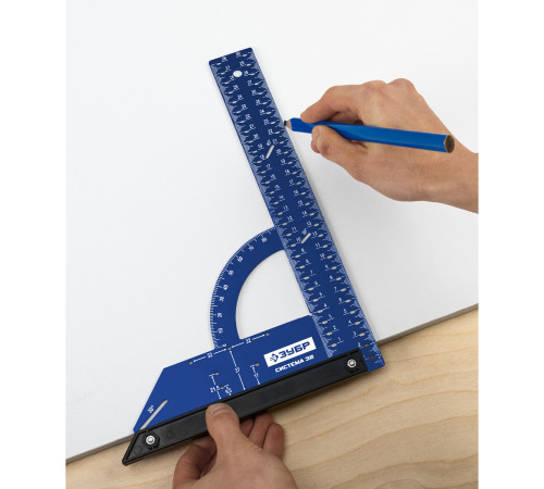 ЗУБР Система-32, разметочный мебельный угольник, Профессионал (34398-30) купить  в Сочи