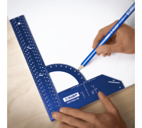 ЗУБР Система-32, разметочный мебельный угольник, Профессионал (34398-30) купить  в Сочи