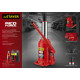 STAYER RED FORCE, в кейсе, 4 т, 195 - 380 мм, бутылочный гидравлический домкрат, Professional (43160-4-K) купить в Сочи