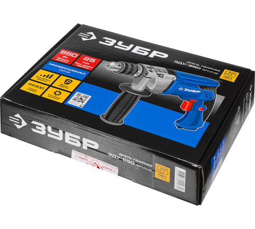 ЗУБР 850 Вт, 13 мм, ударная дрель, мет. корпус, Профессионал (ЗДУ-850 ЭРММ2) купить  в Сочи