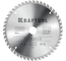KRAFTOOL Precision, 235 х 30 мм, 48Т, пильный диск по дереву (36952-235-30)