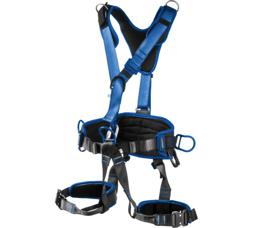 ЗУБР ОЛИМП стальная фурнитура с полимерным покрытием, 5 точек крепления, р. L (1140-1440), страховочная и удерживающая привязь, Профессионал (11591) купить  в Сочи