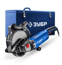 ЗУБР d 180 мм, 2200 Вт, 45 мм, штроборез (бороздодел), метал. ящик, Профессионал (ЗШ-П45-2200 ПТК)