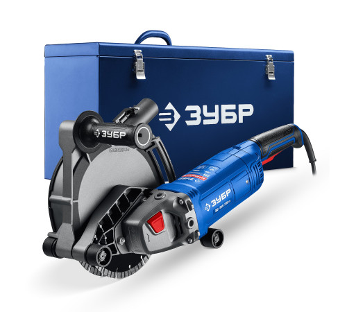 ЗУБР d 180 мм, 2200 Вт, 45 мм, штроборез (бороздодел), метал. ящик, Профессионал (ЗШ-П45-2200 ПТК) купить  в Сочи