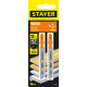 STAYER T119B, T-хвост., HCS сталь, по дереву/фанере/ДСП, шаг зуба 2 мм (12TPI), раб. длина 50 мм, 2 шт, полотна для лобзика, Professional (15988-2) купить в Сочи