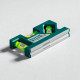 KRAFTOOL Mini-Pro 3, 100 мм, магнитный компактный уровень (34861-010) купить  в Сочи