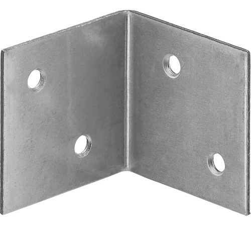 ЗУБР УМШ-1.5, 40 x 40 x 40 x 1.5 мм, белый цинк, широкий мебельный уголок (31034-40) купить  в Сочи