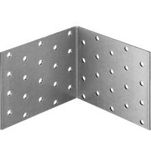 ЗУБР УКР-2.0, 80 x 100 x 100 x 2 мм, цинк, равносторонний крепежный уголок (310206-080-100)
