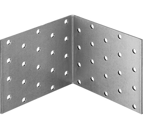 ЗУБР УКР-2.0, 80 x 100 x 100 x 2 мм, цинк, равносторонний крепежный уголок (310206-080-100) купить  в Сочи