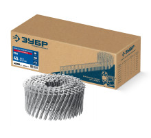 ЗУБР CSN 45 х 2.1 мм, барабанные гвозди для сайдинга оцинкованные, 14000 шт (305386-45)