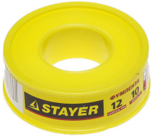 STAYER 0.075 мм х 12 мм х 10 м, 0.40 г/см3, ФУМ лента (12360-12-040)