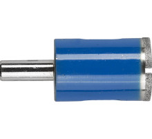 ЗУБР d 22 мм, Р100, цилиндрический хвостовик, алмазное трубчатое сверло для дрели, Профессионал (29860-22)