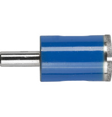 ЗУБР d 22 мм, Р100, цилиндрический хвостовик, алмазное трубчатое сверло для дрели, Профессионал (29860-22)