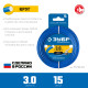 ЗУБР КРУГ, 3.0 мм, 15 м, леска для триммера, Профессионал (71010-3.0) купить в Сочи