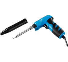 ЗУБР ТУРБО 30/ 130 Вт, конус, керамический нагреватель, электропаяльник с пистолетной рукояткой, Профессионал (55408)