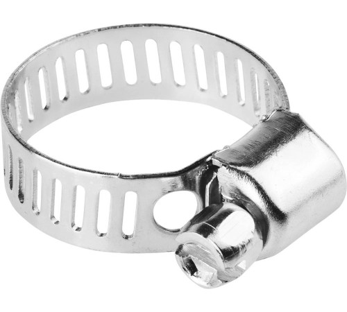 STAYER 13 - 23 мм, просечная лента 8 мм, цинк, 5 шт, хомут стальной (3780-13-23) купить  в Сочи