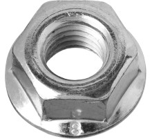 ЗУБР DIN 6923, кл. пр. 6, M6, цинк, 14 шт, гайка с фланцем (303636-06)