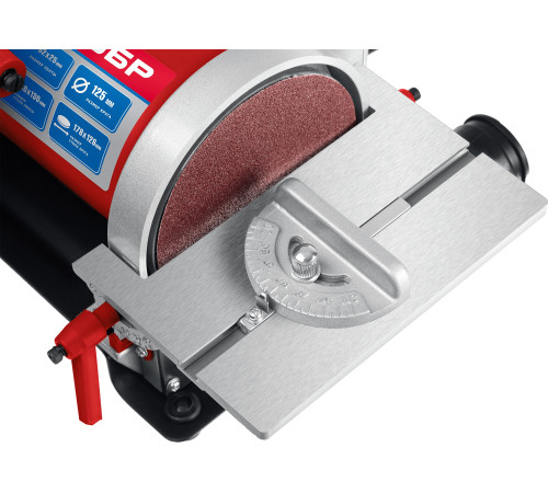 ЗУБР d 125 мм, 25 х 762 мм лента, 330 Вт, тарельчато - ленточный шлифовальный станок (ЗШС-330) купить  в Сочи