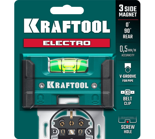 KRAFTOOL Electrо 76 мм, магнитный уровень (34786) купить  в Сочи