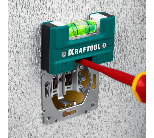 KRAFTOOL Electrо 76 мм, магнитный уровень (34786) купить  в Сочи