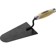 СИБИН 175 х 105 мм, деревянная ручка, кельма каменщика (0820-5)