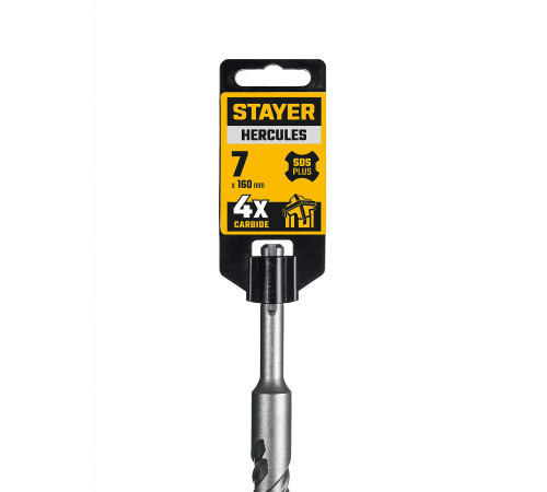 STAYER HERCULES-4Х 7x160 мм, SDS-plus бур (29290-160-07) купить в Сочи STAYER HERCULES-4Х 7x160 мм, SDS-plus бур (29290-160-07) купить в Сочи