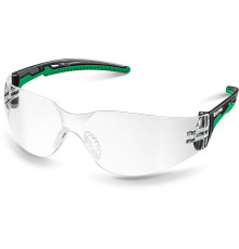 KRAFTOOL PULSAR, открытого типа, прозрачные, стекло увеличенного размера устойчивое к запотеванию, панорамные защитные очки (110460)