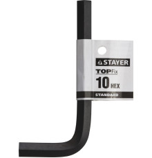 STAYER STANDARD, 10 мм, имбусовый ключ (27405-10)