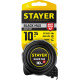 STAYER BlackMax, 10 м х 25 мм, рулетка с двумя фиксаторами, Professional (3410-010) купить в Сочи