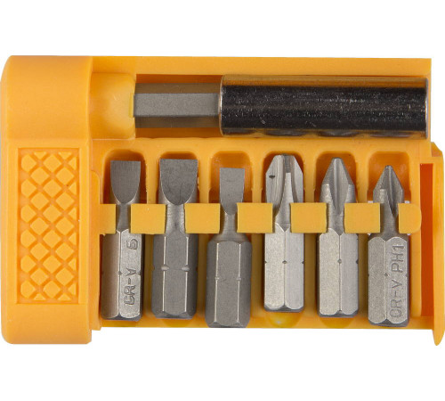 STAYER 7 шт, набор бит с магнитным адаптером (26082-H7) купить  в Сочи STAYER 7 шт, набор бит с магнитным адаптером (26082-H7) купить  в Сочи