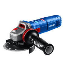 ЗУБР 1100 Вт, d125 мм, УШМ, регулировка оборотов, фланец ″МИГ″, Профессионал (УШМ-П125-1105 Э)