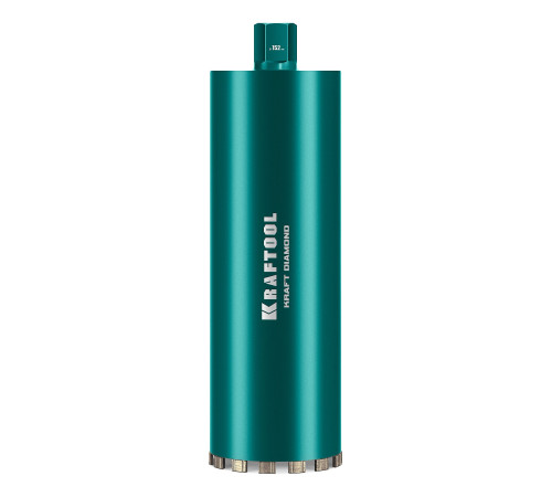 KRAFTOOL DIAMOND 152 мм (450 мм, 1 1/4″, лазерная сварка сегментов), Алмазная Коронка по железобетону (29825-152) купить  в Сочи