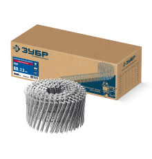 ЗУБР CSN 60 х 2.3 мм, барабанные гвозди для сайдинга оцинкованные, 9000 шт (305386-60)