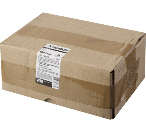 ЗУБР DIN 965, кл. пр. 4.8, M4 х 12 мм, цинк, 5 кг, винт с потайной головкой (303110-04-012) купить  в Сочи