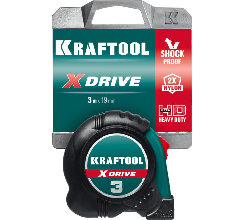 KRAFTOOL X-Drive, 3 м х 19 мм, рулетка (34122-03-19) купить в Сочи KRAFTOOL X-Drive, 3 м х 19 мм, рулетка (34122-03-19) купить в Сочи