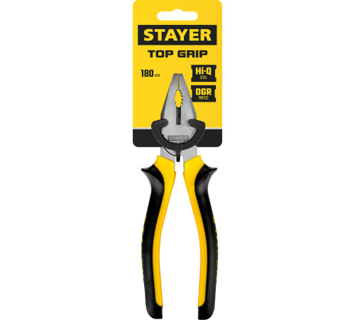 STAYER TOPGrip, 180 мм, комбинированные плоскогубцы (2205-1-18) купить  в Сочи