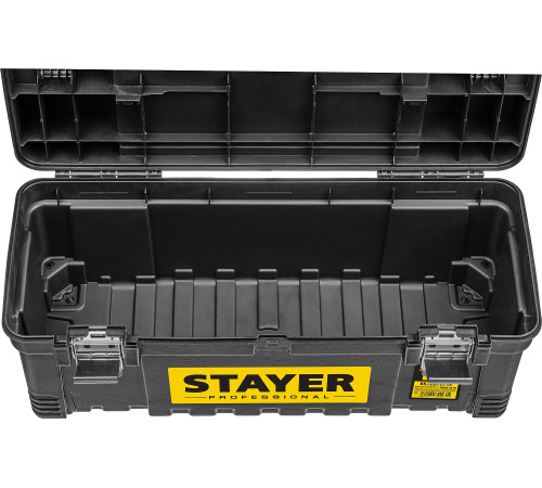 STAYER JUMBO-26, 650 x 280 x 270 мм, (26″), пластиковый ящик для инструментов, Professional (38003-26) купить в Сочи STAYER JUMBO-26, 650 x 280 x 270 мм, (26″), пластиковый ящик для инструментов, Professional (38003-26) купить в Сочи