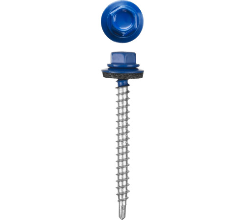 Саморезы СКД кровельные, RAL 5005 синий насыщенный, 51 х 4.8 мм, 250 шт, для деревянной обрешетки, STAYER купить  в Сочи Саморезы СКД кровельные, RAL 5005 синий насыщенный, 51 х 4.8 мм, 250 шт, для деревянной обрешетки, STAYER купить  в Сочи