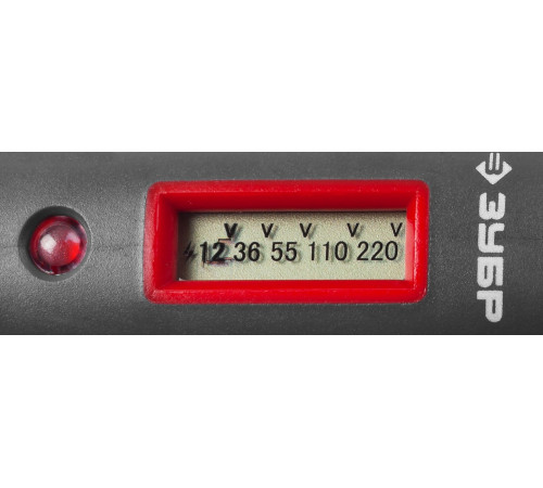 ЗУБР MX-100, DC 100 - 220 В, DC 12 - 36 В, поиск электромагнитного излучения, электрический пробник (45240) купить  в Сочи